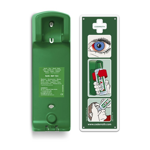 Hållare ögondusch Cederroth 7200