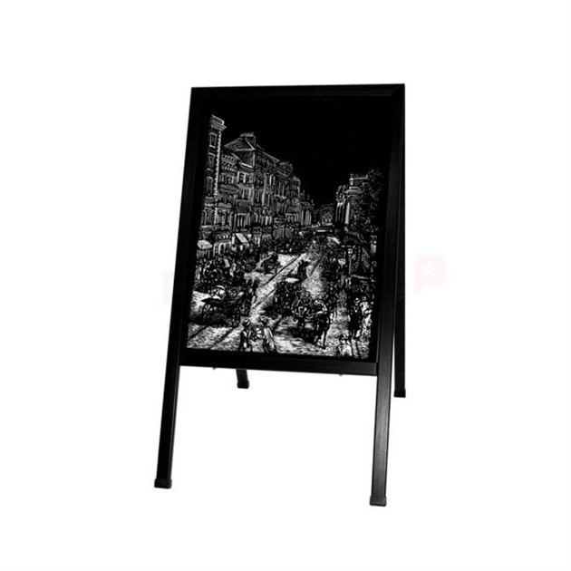 Gatupratare Griffel 70x100cm svart