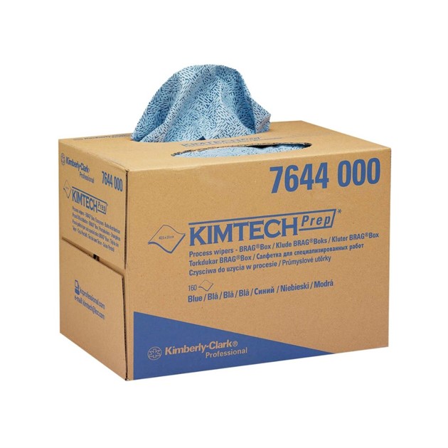 Torkduk Kimtech Bragbox blå 160 ark/box
