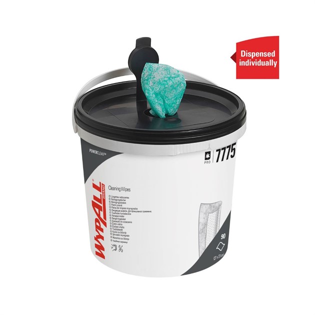 Torkduk WypAll Impregnerad grön 90st/disp 6 disp/fp