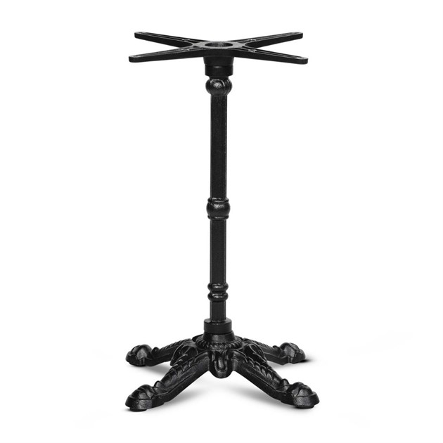 Barbordsstativ gjuten aluminium Madrid höjd 72cm svart