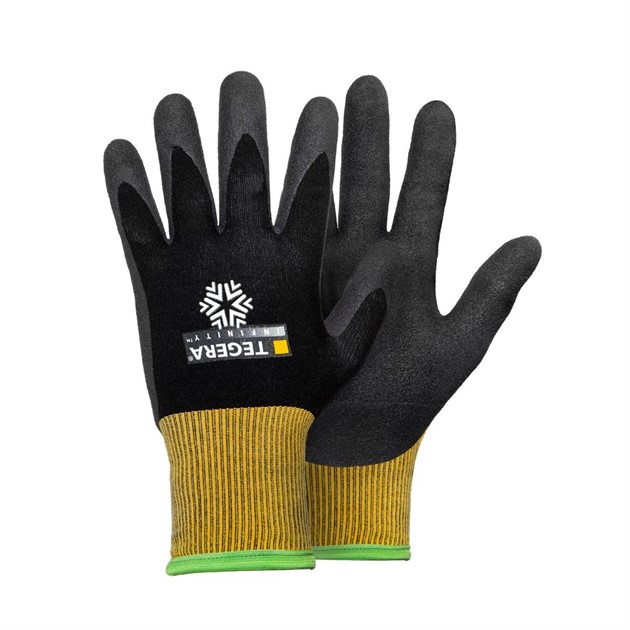 Syntethandske Tegera® 8810R Infinity svart/gul