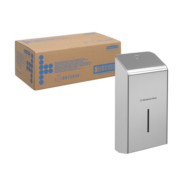 Dispenser arkat toalettpapper KCP rostfritt stål