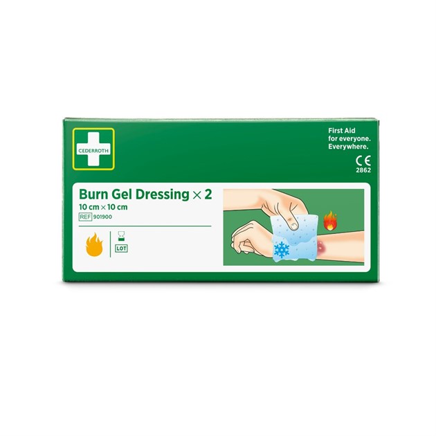 Kompresser för brännskador Cederroth 901900 2st/infp