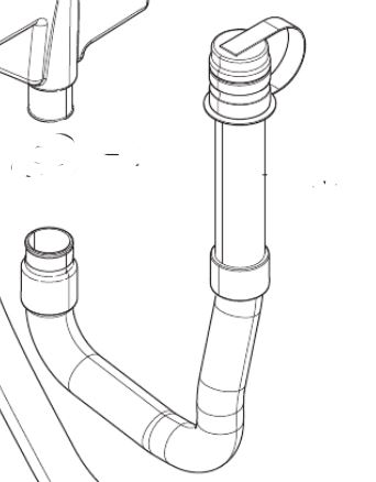Tömningsslang till Kombimaskin SC401