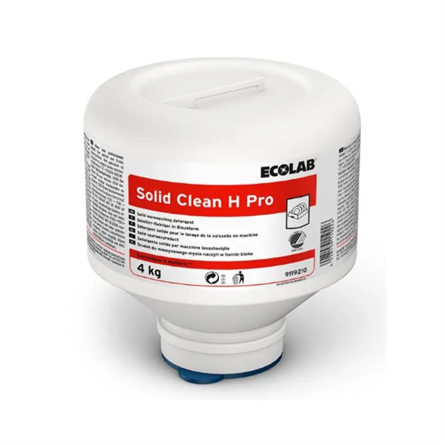 Maskindiskmedel Solid Clean H Pro 4kg 4st/fp