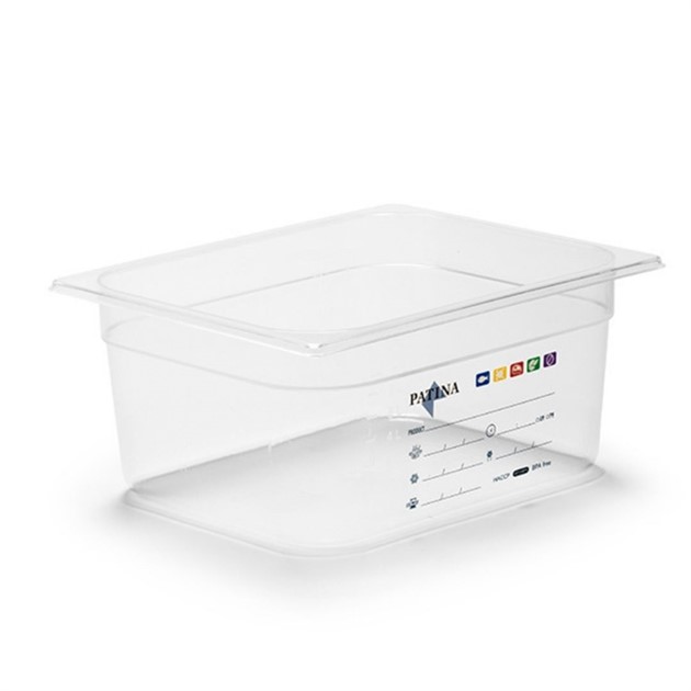 Kantin PP transparent GN 1/2 150mm