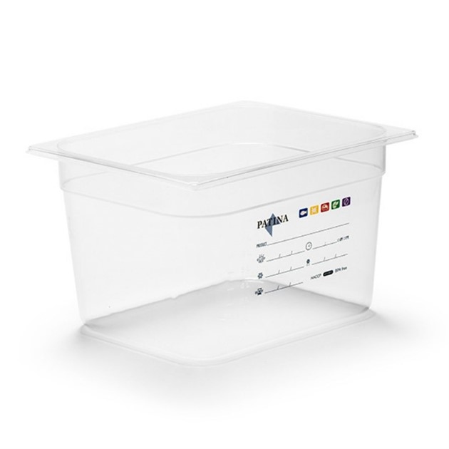 Kantin PP transparent GN 1/2 200mm