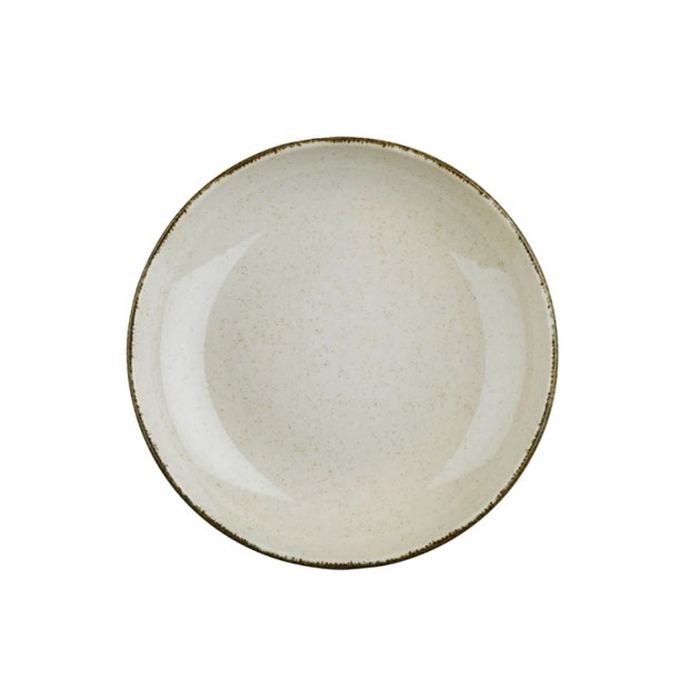 Tallrik djup Pearl Colorx 21cm beige