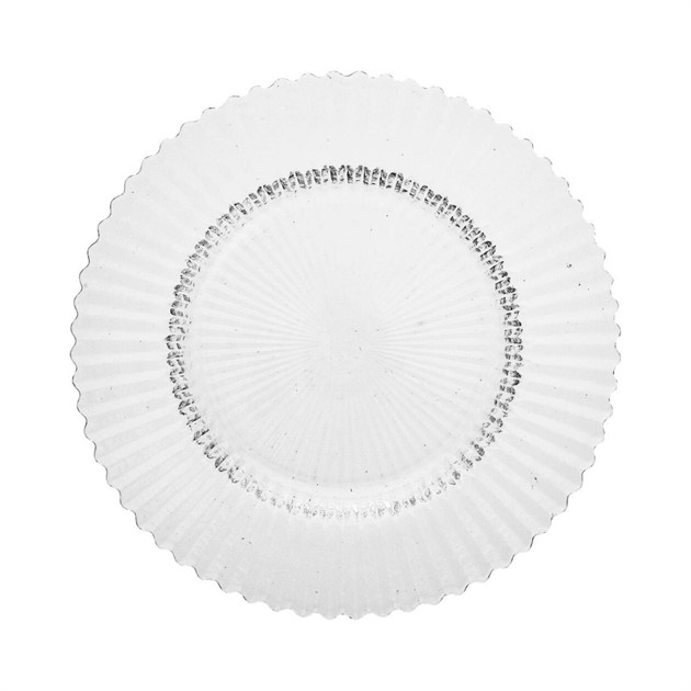 Tallrik flat glas Archie 21,5cm clear United tables