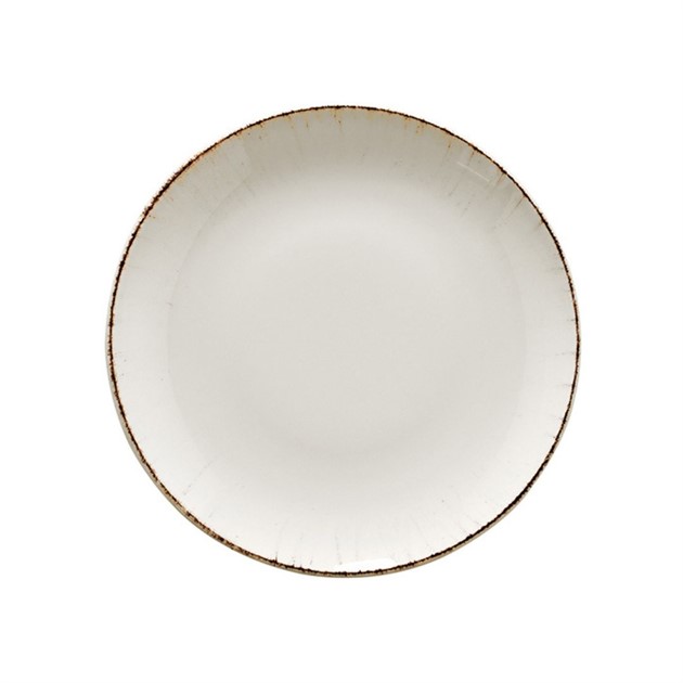 Tallrik Retro dia 19cm Bonna vit