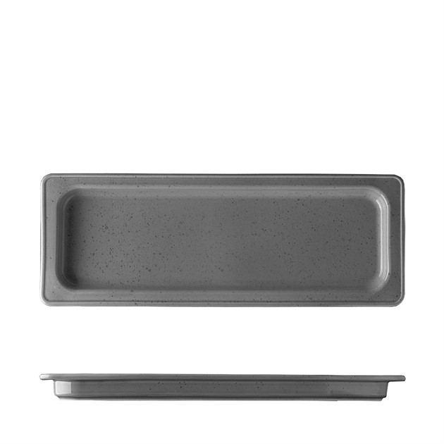 Uppläggningsfat porslin Lifestyle Highland GN 2/4 25mm Benedikt