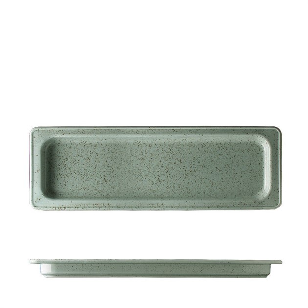 Uppläggningsfat porslin Lifestyle Rainforest GN 2/4 25mm Benedikt