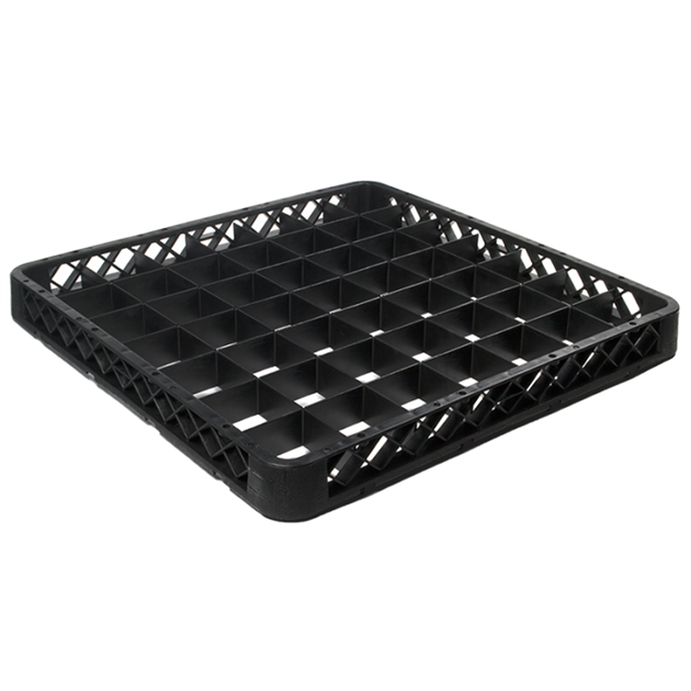 Insats för diskback champagneglas 49 fack svart