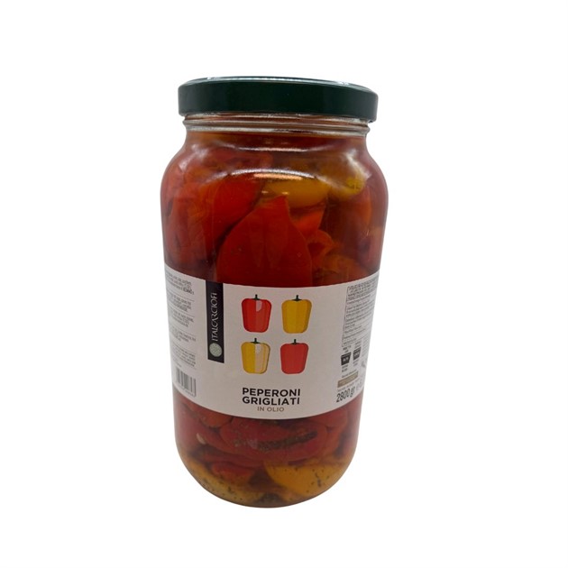 Paprika grillad i olja 3,1 kg