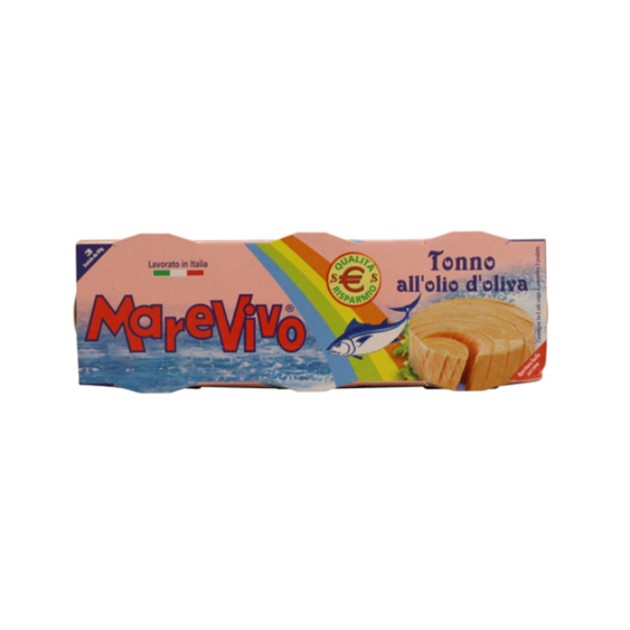 Tonfisk i olja 3x80g Italien