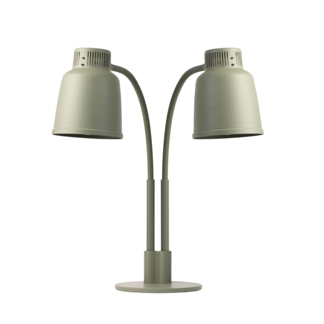 Värmelampa Focus LPF dubbel fristående Cement Grey