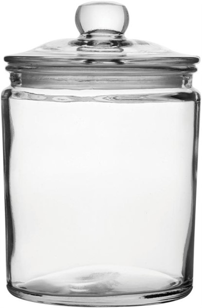 Glasburk med lock Biscotti medium 1,9 liter
