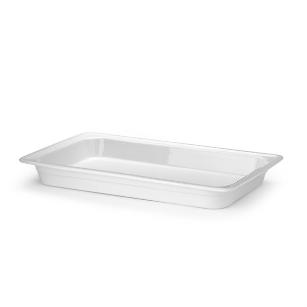 Uppläggningsfat porslin GN 1/1 65mm Benedikt