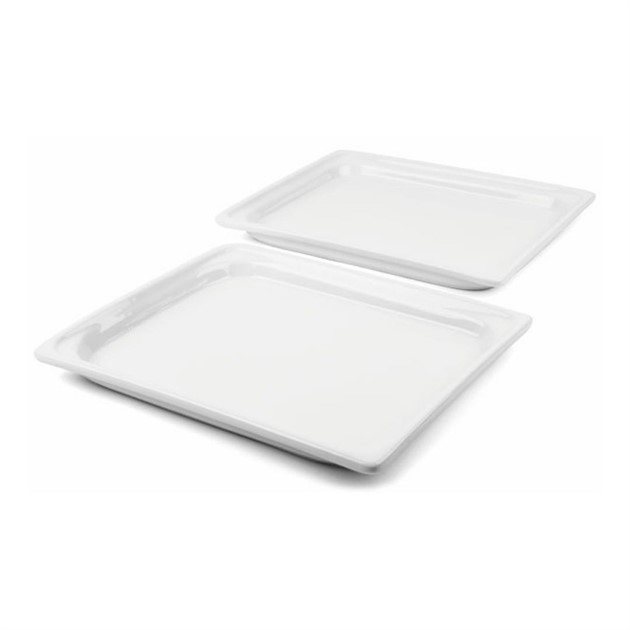 Uppläggningsfat porslin GN 1/2 25mm Benedikt