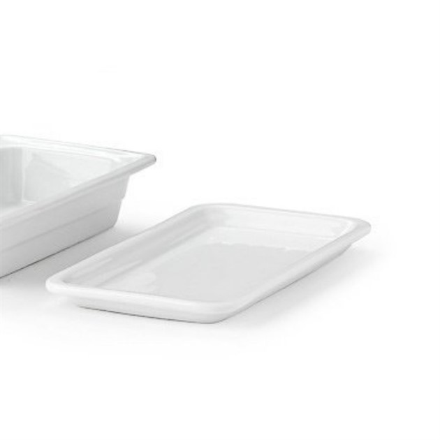 Uppläggningsfat porslin GN 1/3 25mm Benedikt